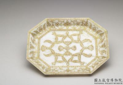 图片[2]-Jade eight-sided plate, Mughal Empire-China Archive